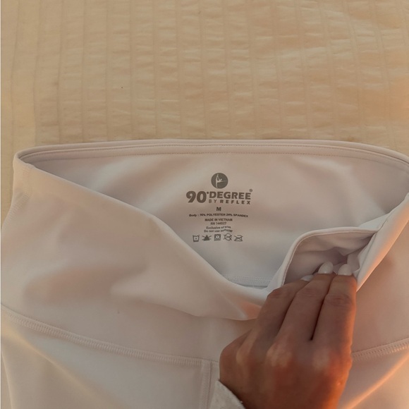 90 Degree By Reflex White Leggings - Picture 3 of 4